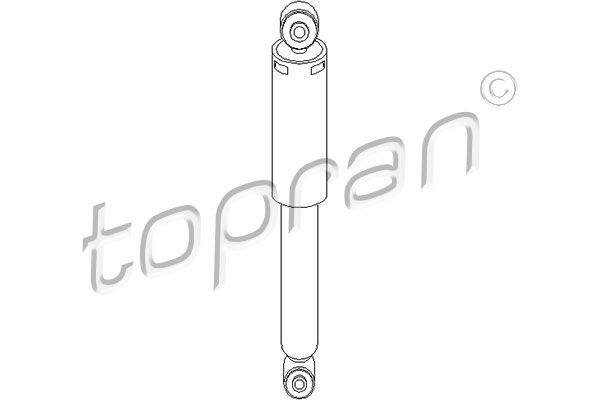 TOPRAN Амортизатор 206 551