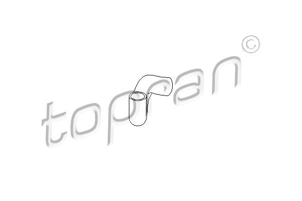 TOPRAN Шланг радиатора 206 701