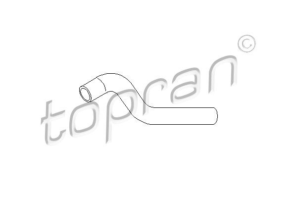 TOPRAN Шланг радиатора 206 702