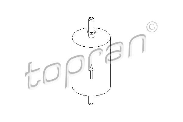 TOPRAN Топливный фильтр 207 024