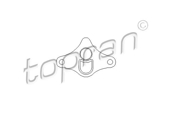 TOPRAN Прокладка, клапан возврата ОГ 207 315