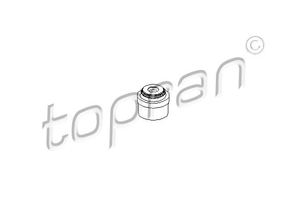 TOPRAN Уплотнительное кольцо, стержень клапана 207 457