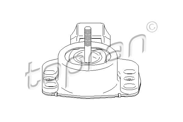 TOPRAN Подвеска, двигатель 207 756