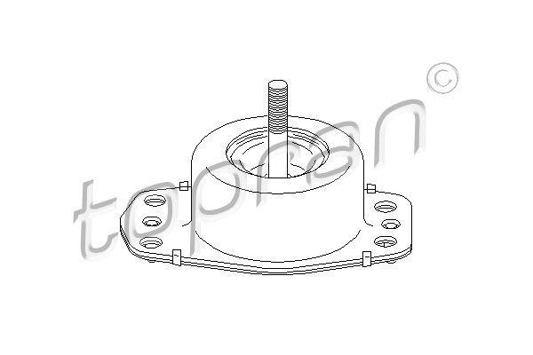 TOPRAN Подвеска, двигатель 207 767