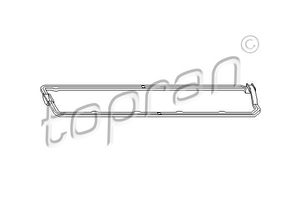 TOPRAN Прокладка, крышка головки цилиндра 300 443