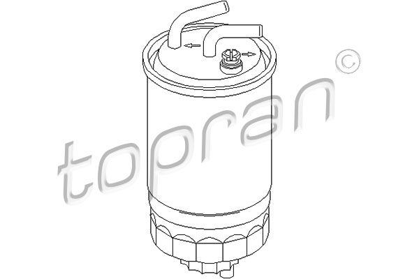 TOPRAN Kütusefilter 301 055