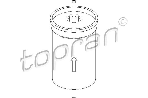 TOPRAN Kütusefilter 301 661