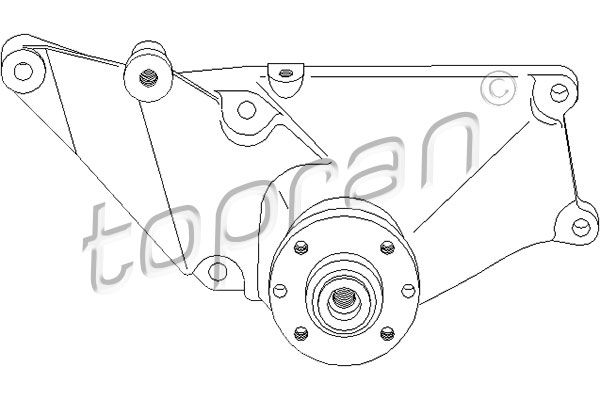 TOPRAN Kinnitus, ventilaator 400 017