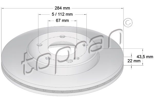 TOPRAN Piduriketas 400 853