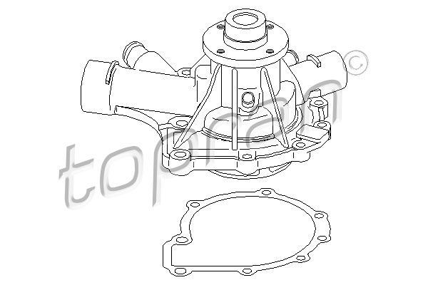 TOPRAN Водяной насос 401 177