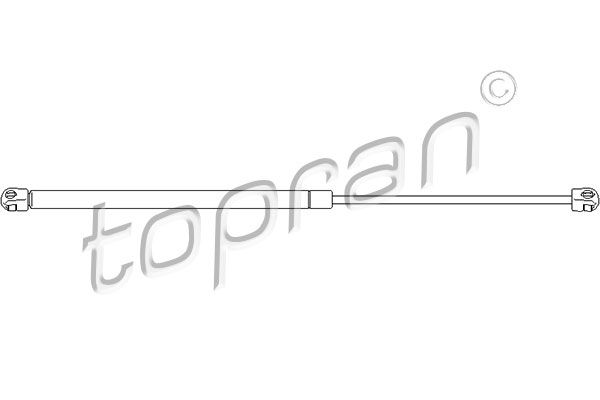 TOPRAN Газовая пружина, крышка багажник 401 486