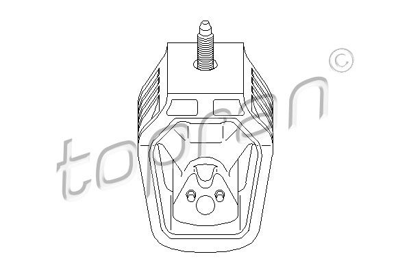 TOPRAN Подвеска, двигатель 407 834