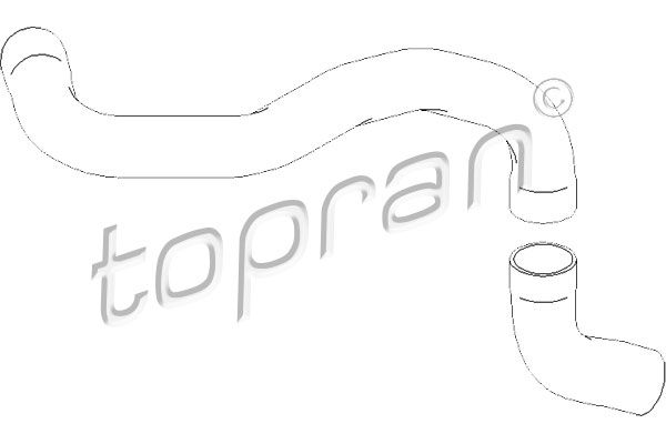 TOPRAN Трубка нагнетаемого воздуха 407 862