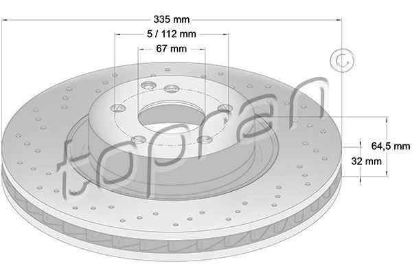 TOPRAN Piduriketas 408 242