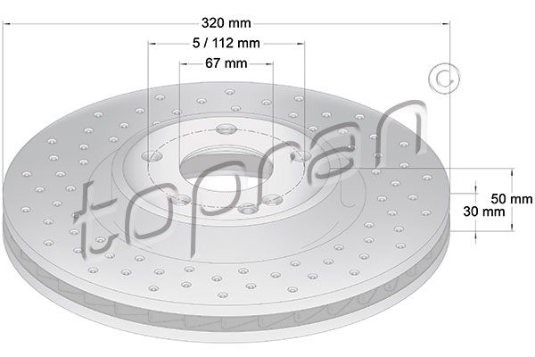 TOPRAN Piduriketas 408 931