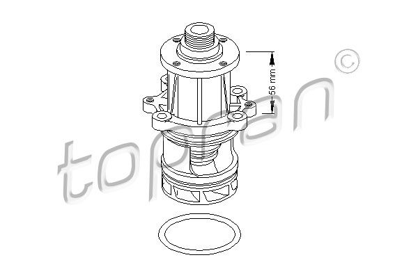 TOPRAN Veepump 500 304