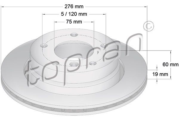 TOPRAN Piduriketas 500 577