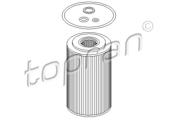 TOPRAN Õlifilter 500 727