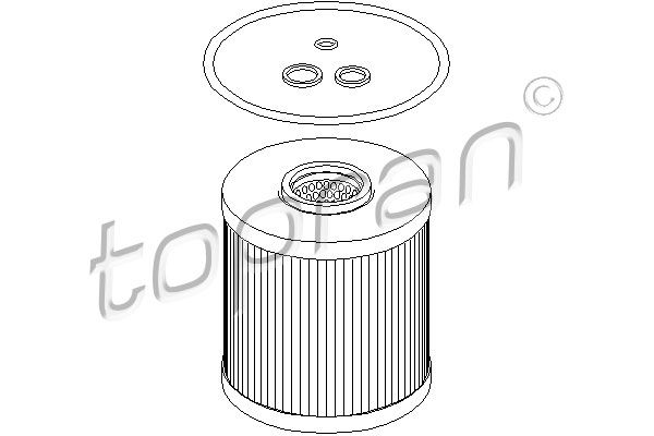 TOPRAN Õlifilter 500 728