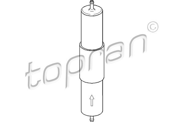 TOPRAN Топливный фильтр 500 739