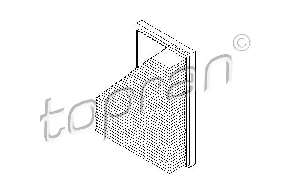 TOPRAN Õhufilter 501 170