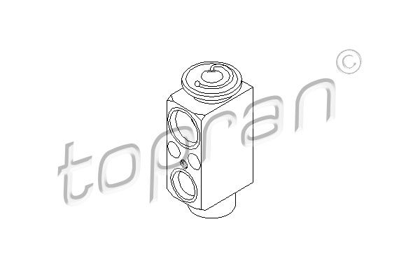 TOPRAN Расширительный клапан, кондиционер 501 547