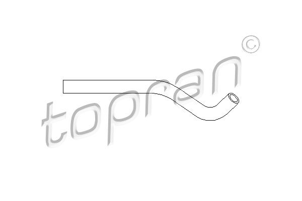 TOPRAN Гидравлический шланг, рулевое управление 501 556