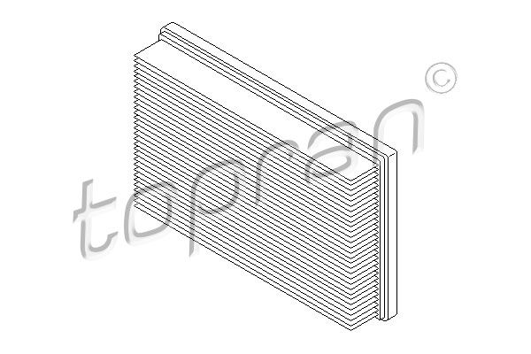 TOPRAN Õhufilter 501 664