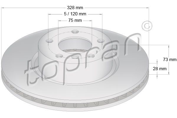 TOPRAN Piduriketas 502 121