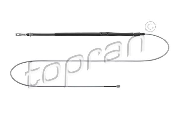 TOPRAN Тросик, cтояночный тормоз 721 659