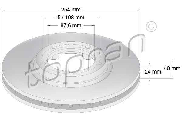 TOPRAN Piduriketas 820 515