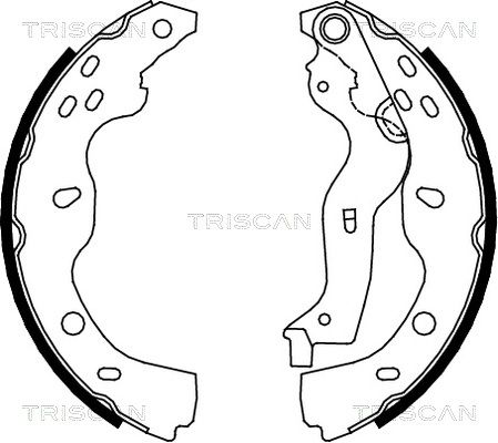 TRISCAN Piduriklotside komplekt 8100 10013