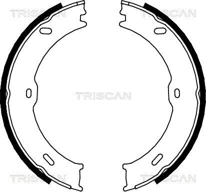 TRISCAN Piduriklotside komplekt,seisupidur 8100 10023
