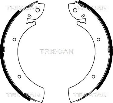 TRISCAN Piduriklotside komplekt 8100 10272