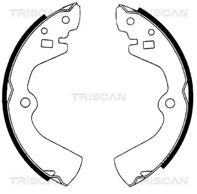 TRISCAN Комплект тормозных колодок 8100 10464