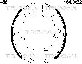 TRISCAN Piduriklotside komplekt 8100 10488