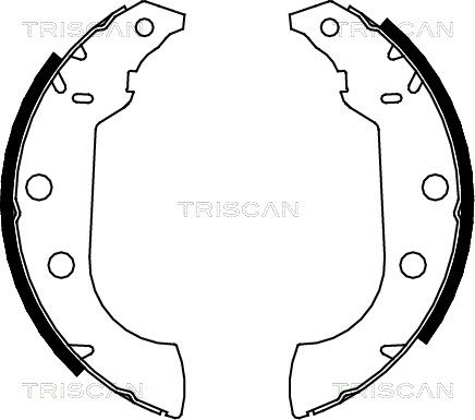 TRISCAN Piduriklotside komplekt 8100 10489