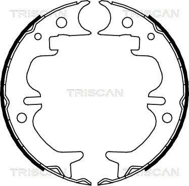 TRISCAN Piduriklotside komplekt,seisupidur 8100 13030