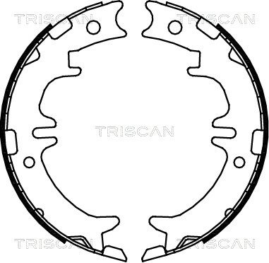 TRISCAN Piduriklotside komplekt,seisupidur 8100 13033