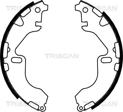 TRISCAN Комплект тормозных колодок 8100 13044
