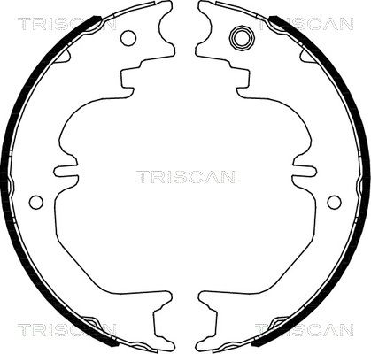 TRISCAN Piduriklotside komplekt,seisupidur 8100 13050