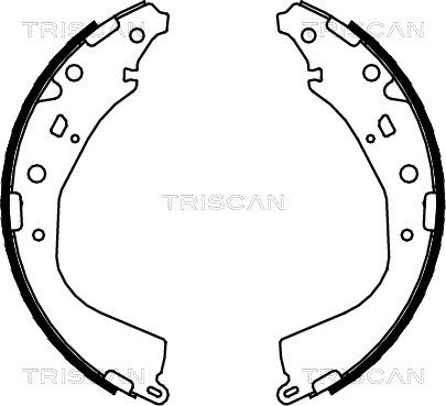 TRISCAN Комплект тормозных колодок 8100 13053