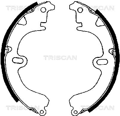 TRISCAN Комплект тормозных колодок 8100 13423