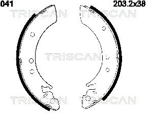 TRISCAN Piduriklotside komplekt 8100 13501