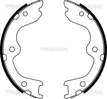 TRISCAN Piduriklotside komplekt,seisupidur 8100 14010