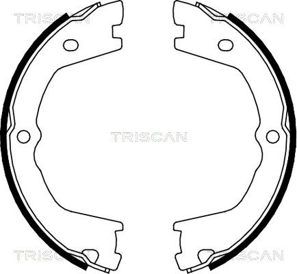 TRISCAN Piduriklotside komplekt,seisupidur 8100 15019