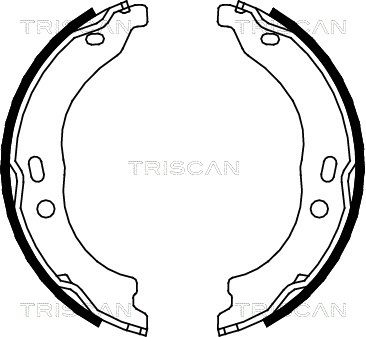 TRISCAN Piduriklotside komplekt,seisupidur 8100 15024