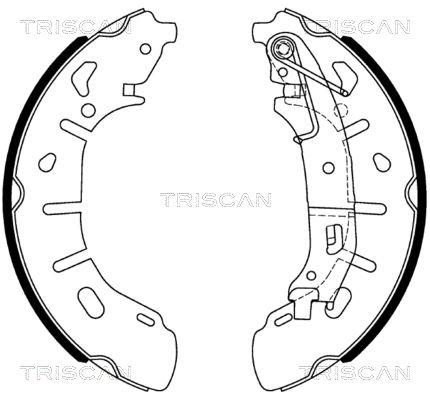 TRISCAN Piduriklotside komplekt 8100 15028