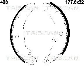 TRISCAN Piduriklotside komplekt 8100 16408