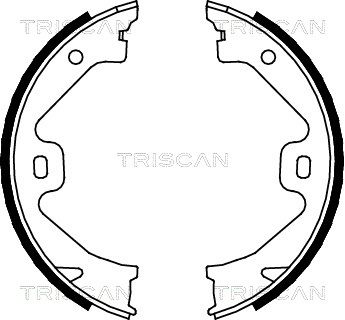 TRISCAN Piduriklotside komplekt,seisupidur 8100 17011